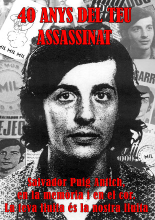 Salvador Puig Antich: 40 anys del seu assassinat