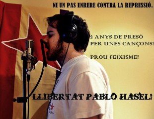 Pablo Hasél s’enfronta a 2 anys de presó per expressar-se lliurement