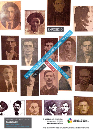 «Efervescencia social en Barcelona, años veinte. 1909-1923», se expone en AureaSocial