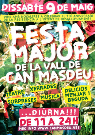 9 de maig. Festa Major de la Vall de Can Masdéu