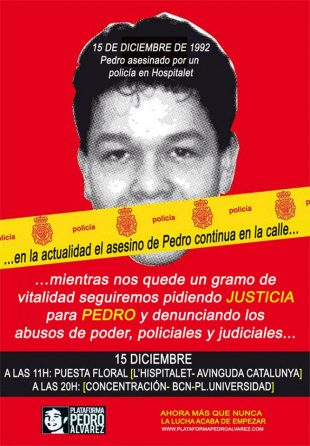25 Anys sense Pedro Alvarez… #JusticiaPedroAlvarez
