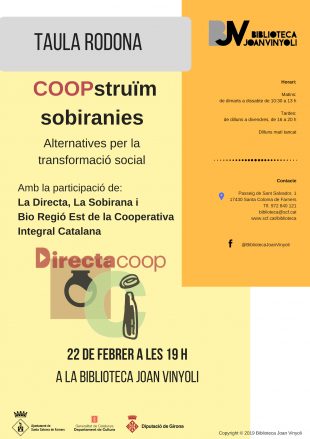 Taula Rodona  Coopstruïm Sobiranies, Alternatives Per La Transformació Social
